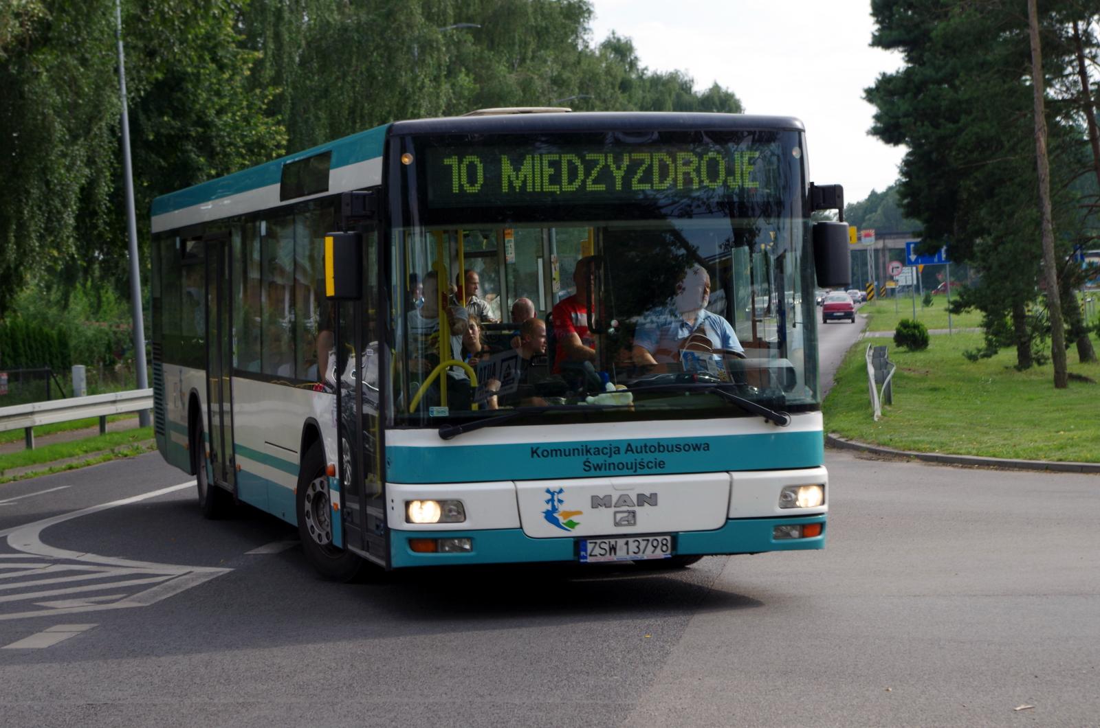 Komunikacja autobusowa Świnoujście - Międzyzdroje