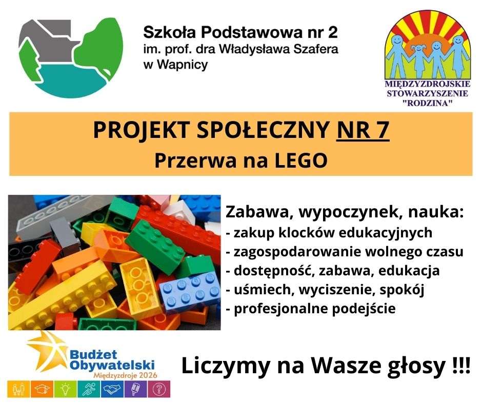 Społeczny nr 7 - Przerwa na LEGO