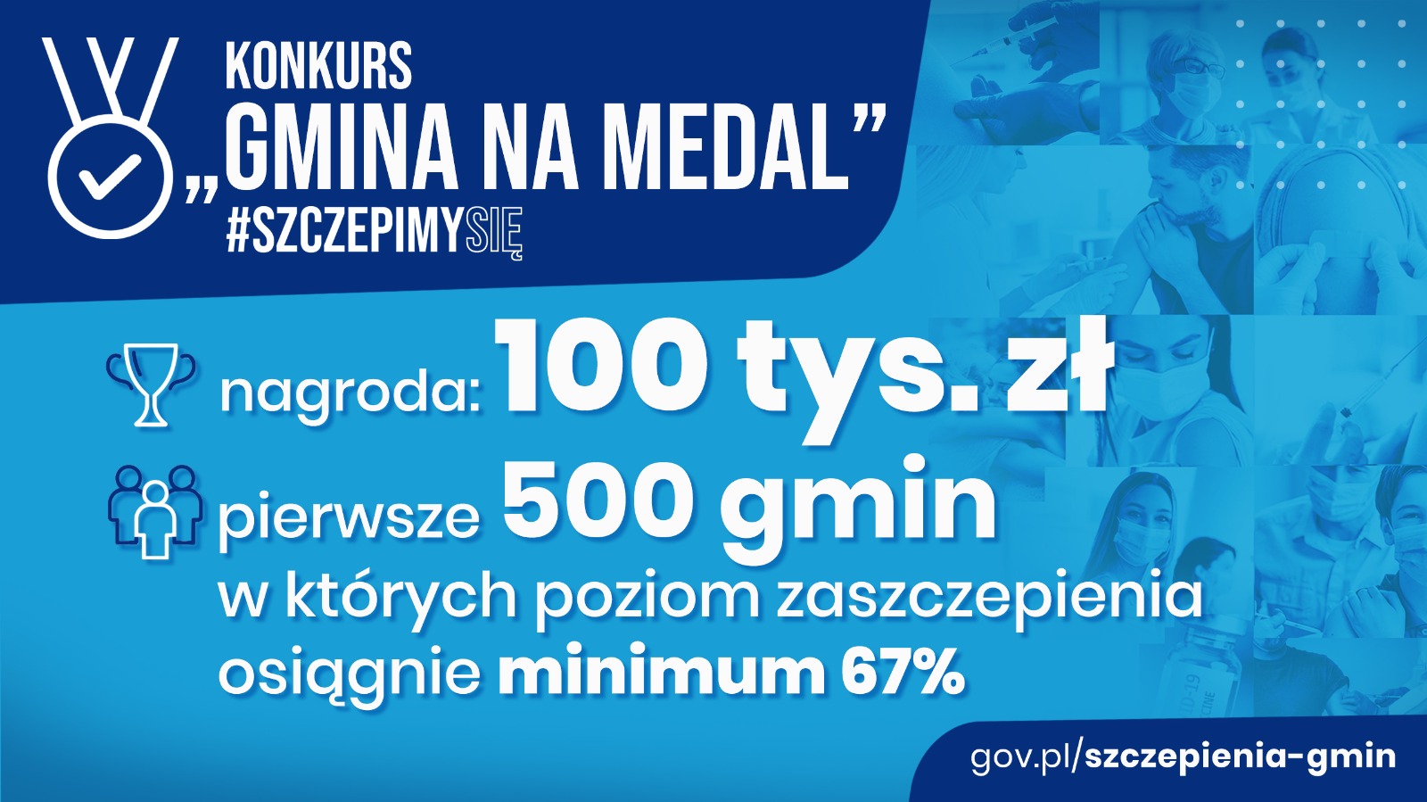 plakat promujący konkurs gmina na medal