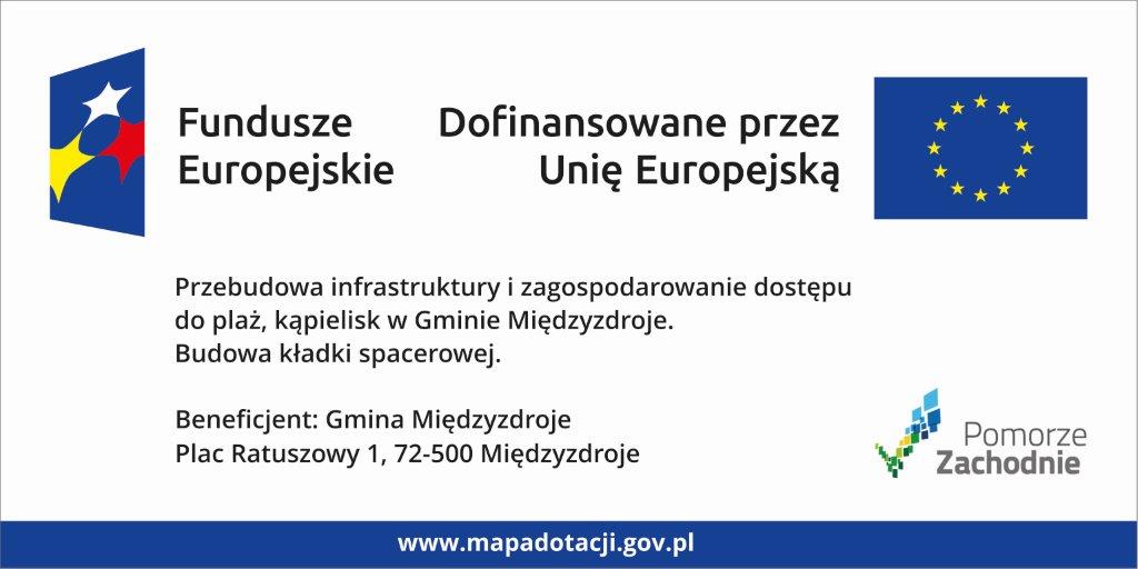 Przebudowa infrastruktury i zagospodarowanie dostępu do plaż, kąpielisk w Gminie Międzyzdroje. Budowa kładki spacerowej